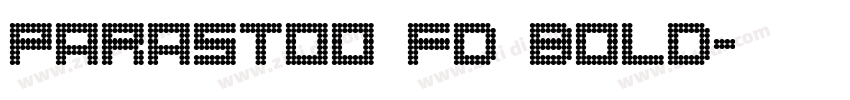 Parastoo FD Bold字体转换
